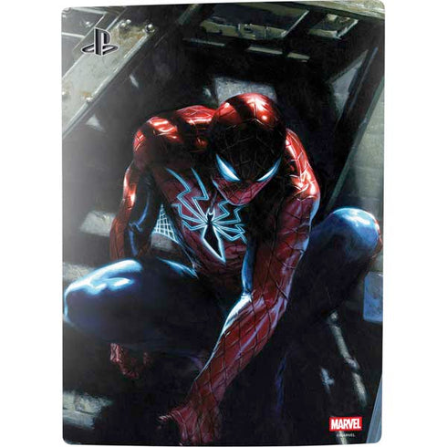Marvel Spiderman New Suit Spiderman PS5 Digital Edition Console Skin